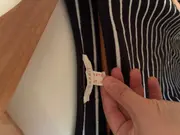 Vorschaubild 5 von Damen Langarmshirt gestreift Schwarz Gr. 34;XS