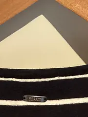 Vorschaubild 6 von Damen Langarmshirt gestreift Schwarz Gr. 34;XS