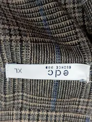 Vorschaubild 3 von Damen Blazer Kariert Braun Gr. 40/XL Business Elegant