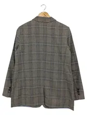 Vorschaubild 2 von Damen Blazer Kariert Braun Gr. 40/XL Business Elegant