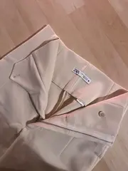 Vorschaubild 2 von Damen Stoffhose High Waist Beige XS Elegant Slim