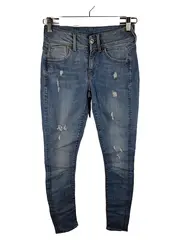 Vorschaubild 1 von Damen Skinny Jeans Blau W26 L32 Baumwolle Casual Freizeit Logo
