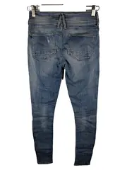 Vorschaubild 2 von Damen Skinny Jeans Blau W26 L32 Baumwolle Casual Freizeit Logo