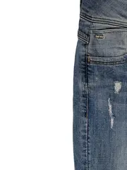 Vorschaubild 4 von Damen Skinny Jeans Blau W26 L32 Baumwolle Casual Freizeit Logo