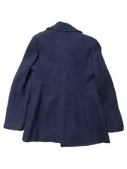 Vorschaubild 2 von Damen Kurzmantel Peacoat Gr. 38 M Navy Blau Wolle