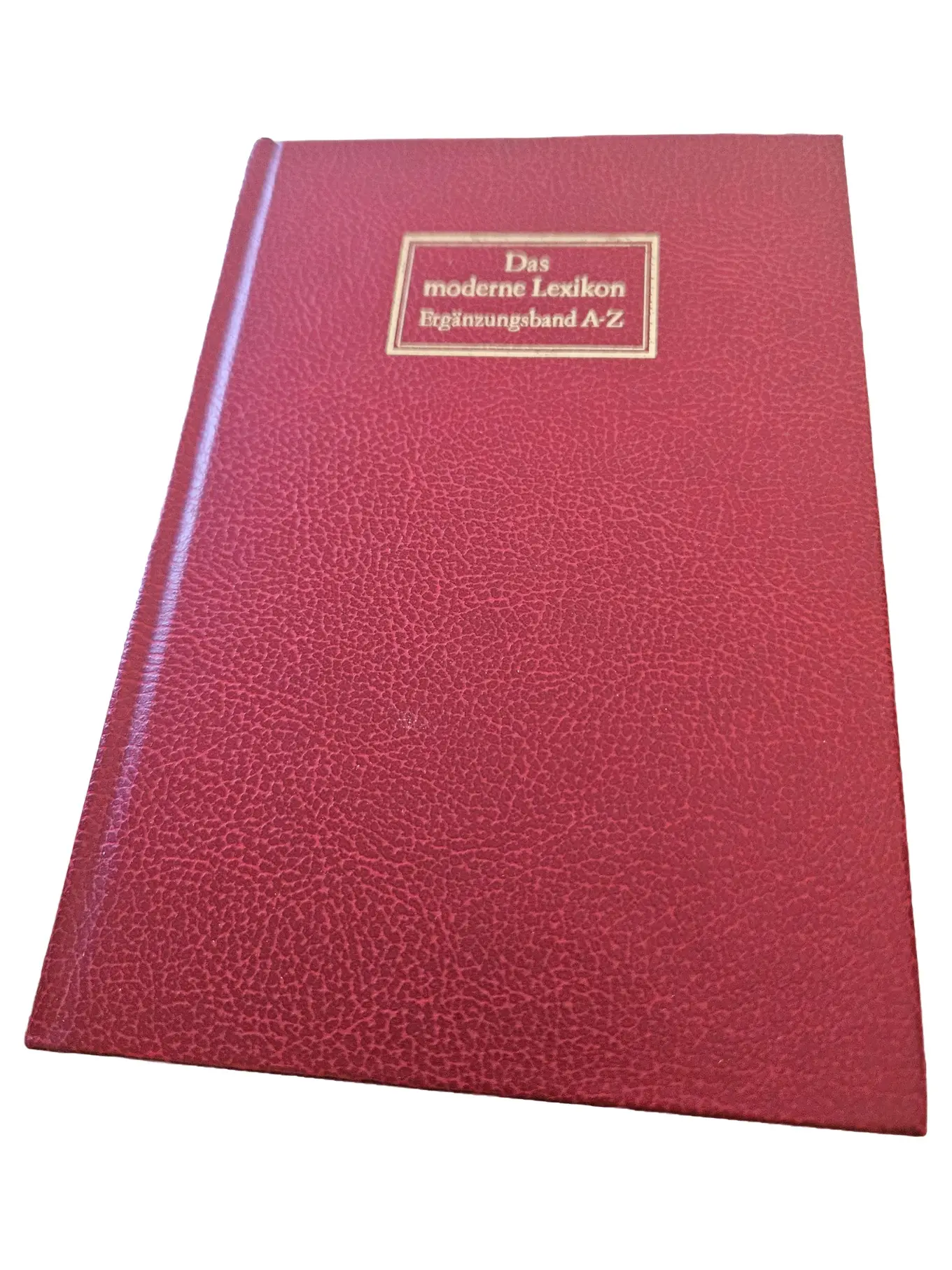 Lexikon Ergänzungsband A-Z Hardcover Nachschlagewerk Allgemeinwissen Deutsch