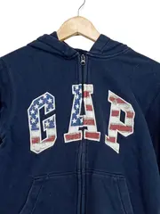Vorschaubild 3 von Kids Kapuzenpullover Hoodie USA Flagge Gr. 150/152 Blau Reißverschluss