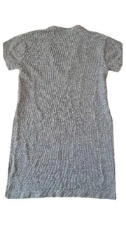 Vorschaubild 2 von Trafaluc Damen T-Shirt V-Ausschnitt Kurzarm Grau Meliert Gr. S