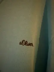 Vorschaubild 4 von Herren Pullover Langarm Uni Türkis Gr. M Baumwolle Freizeit