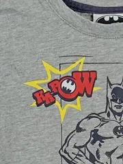 Vorschaubild 4 von Batman Kinder T-Shirt Gr. 92 Grau Kurzarm Comic Print