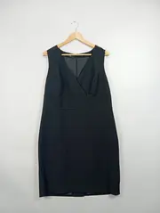 Vorschaubild 2 von Taifun Businesskleid Damen Ärmellos Etuikleid Uni Schwarz Gr. 44/XXL