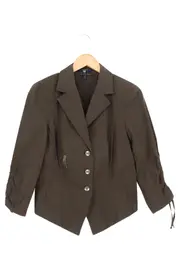 Vorschaubild 1 von Damen Blazer Gr. 36/S Braun Business Elegant Baumwolle