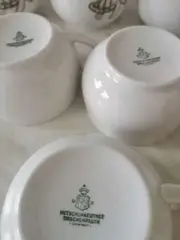 Vorschaubild 3 von Espressotasse mit Unterteller 6er Set Weiß Schildkröte Elegant
