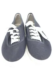 Vorschaubild 2 von Damen Schnürschuhe Gr. 37 Blau Casual Canvas Sneaker