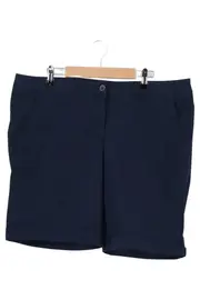 Vorschaubild 1 von Damen Shorts Gr. 44 Blau Baumwolle Casual Uni