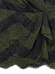 Vorschaubild 4 von festliches Kleid Damen elegant grün floral Spitze Gr. 38/M