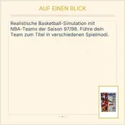 Vorschaubild 2 von EA Sports NBA Live 98 PC Basketball Simulation 97-98 Saison Englisch