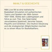 Vorschaubild 3 von EA Sports NBA Live 98 PC Basketball Simulation 97-98 Saison Englisch