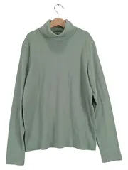 Vorschaubild 1 von Damen Rollkragenpullover Fleece Grün Gr. 36/S