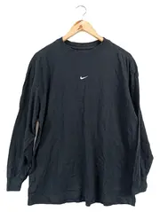 Vorschaubild 1 von Damen Langarmshirt Sportlich Schwarz Gr. 34/XS Logo Oversized