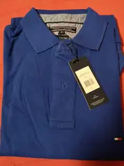 Vorschaubild 2 von Poloshirt Herren Gr. S Blau Baumwolle Classic Fit