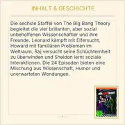 Vorschaubild 3 von The Big Bang Theory Staffel 6 DVD Serie Jim Parsons Komplette Sechste