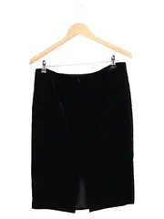 Vorschaubild 2 von Damen Bleistiftrock Gr. 40 Schwarz Elegant Business Midi Rock