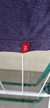 Vorschaubild 5 von Damen Langarmshirt Lila Print Gr. M 38 Baumwolle