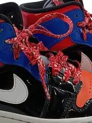 Vorschaubild 4 von Air Jordan 1 Mid SE Damen Basketballschuhe Lackleder Mehrfarbig 38.5