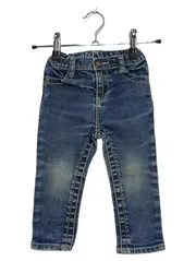 Vorschaubild 1 von Baby Kinder Jeans Regular Fit Gr. 92 Blau Denim Baumwolle