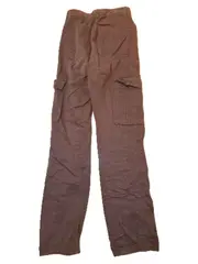 Vorschaubild 3 von Damen Cargohose Größe 32 Braun Casual Baumwolle STR