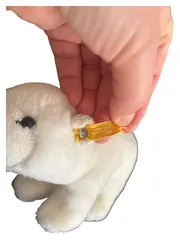 Vorschaubild 3 von Eisbär Kuscheltier Plüschtier Bär Weiß 19 cm Knopf im Ohr