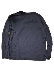 Vorschaubild 2 von Langarmshirt Herren 3XL Schwarz Logo-Print Casual Baumwolle