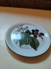 Vorschaubild 1 von Unterteller Porzellan Brombeeren Mehrfarbig Klassisch