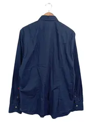 Vorschaubild 2 von Herren Business Hemd Gr. 43/44 Blau gepunktet Klassisch