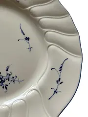 Vorschaubild 5 von Vieux Luxembourg Essteller 20cm Porzellan Weiß Blumenmuster