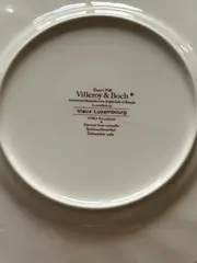 Vorschaubild 3 von Vieux Luxembourg Essteller 20cm Porzellan Weiß Blumenmuster