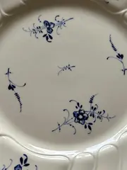Vorschaubild 4 von Vieux Luxembourg Essteller 20cm Porzellan Weiß Blumenmuster