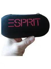 Vorschaubild 1 von Brillenetui Hartschale Schwarz Rot mit Reißverschluss