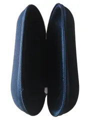 Vorschaubild 2 von Brillenetui Hartschale Schwarz Rot mit Reißverschluss