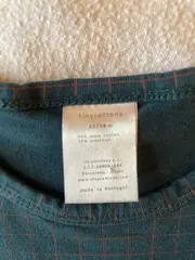 Vorschaubild 3 von Langarmshirt Blau Grafikmuster Gr. 86 Baumwolle Kinder Casual