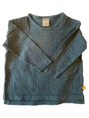 Vorschaubild 1 von Langarmshirt Blau Grafikmuster Gr. 86 Baumwolle Kinder Casual