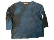Vorschaubild 2 von Langarmshirt Blau Grafikmuster Gr. 86 Baumwolle Kinder Casual