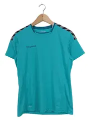 Vorschaubild 1 von Hummel Damen Sport Shirt Gr. 36/S Türkis Funktionsshirt Training