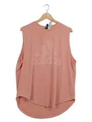 Vorschaubild 1 von Damen Sport Tanktop Logo-Print Rosa Gr. XL Ärmellos