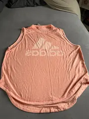 Vorschaubild 2 von Damen Sport Tanktop Logo-Print Rosa Gr. XL Ärmellos