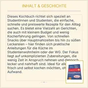 Vorschaubild 3 von GU Studentenkochbuch Schnell Einfach Günstig Rezepte WG Hardcover Deutsch