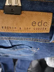 Vorschaubild 9 von EDC Damen Jeans Regular Fit W29/L32 Blau Casual Stretch