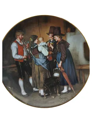 LILIEN PORZELLAN Sammelteller