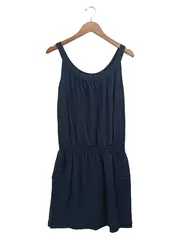 Vorschaubild 1 von Damen Freizeitkleid Gr. 40/L Blau Viskose Sommerkleid Casual